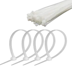 Opaska zaciskowa 7,2 mm/50 cm biała Cabletech 50szt.
