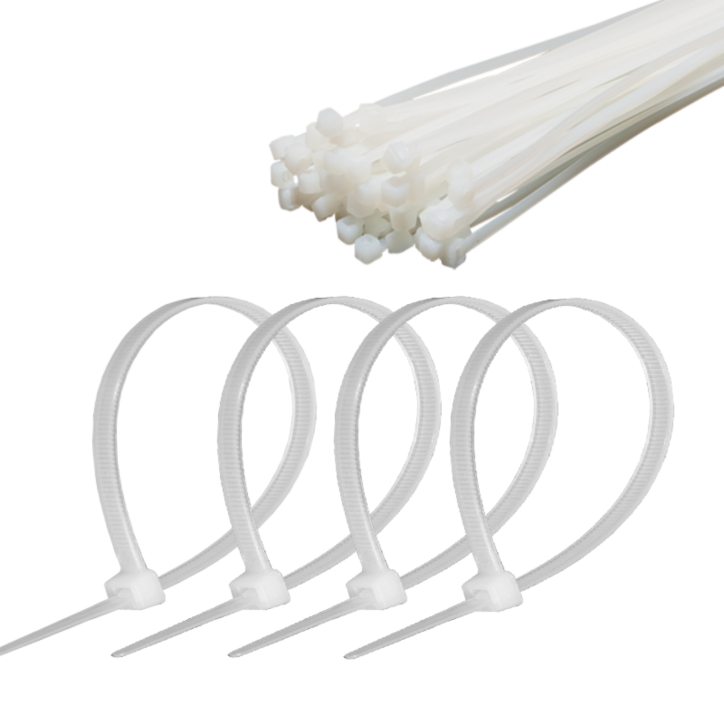 Opaska zaciskowa 7,2 mm/50 cm biała Cabletech 50szt. Opaska zaciskowa 7,2 mm/50 cm biała Cabletech 50szt.