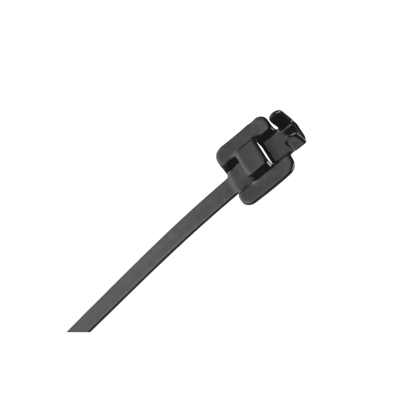 Opaska zaciskowa stalowa z powłoką nylonową 23cm. x 6.3mm Opaska zaciskowa stalowa z powłoką nylonową 23cm. x 6.3mm