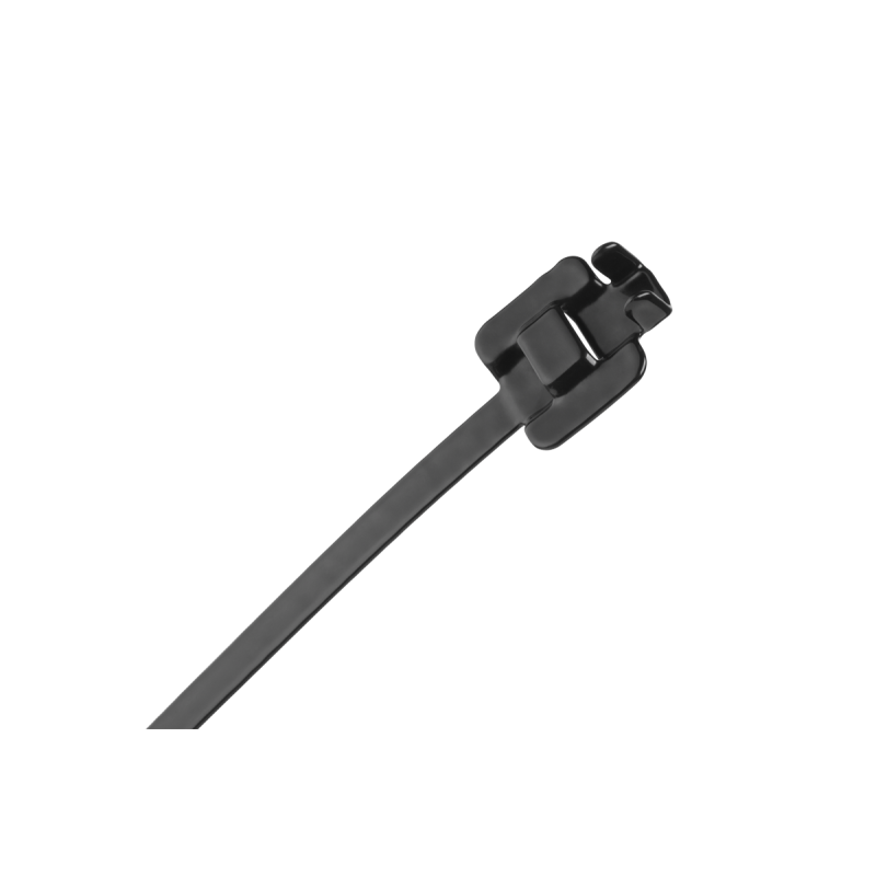 Opaska zaciskowa stalowa z powłoką nylonową 30cm. x 6.3mm