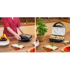 Opiekacz 3w1 z ceramicznymi wkładami