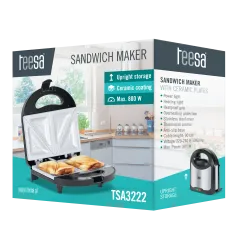 Opiekacz do kanapek z ceramicznymi wkładami