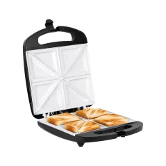 Opiekacz do kanapek z ceramicznymi wkładami na 4 kanapki