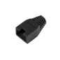 Osłona gumowa wtyku 8p8c RJ45 czarna Osłona gumowa wtyku 8p8c RJ45 czarna