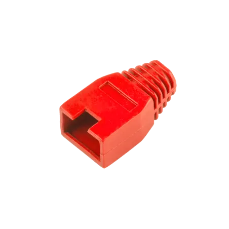 Osłona gumowa wtyku 8p8c RJ45 czerwona