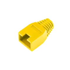Osłona gumowa wtyku 8p8c RJ45 żółta