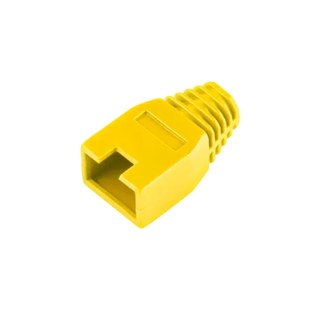 Osłona gumowa wtyku 8p8c RJ45 żółta