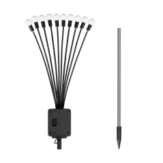 Ozdobne ogrodowe lampki solarne Rebel