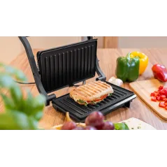 Panini grill TEESA, toster, opiekacz, 1000W, 3 pozycje