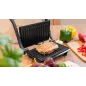 Panini grill TEESA, toster, opiekacz, 1000W, 3 pozycje