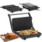 Panini grill TEESA, toster, opiekacz, 1000W, 3 pozycje
