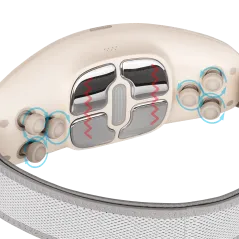 Pas do Masażu Mięśni Brzucha Rebel Active EMS Grzanie Pilot