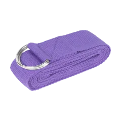 Pasek do jogi, taśma do ćwiczeń, fioletowa, REBEL ACTIVE