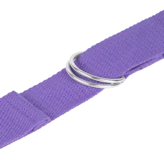 Pasek do jogi, taśma do ćwiczeń, fioletowa, REBEL ACTIVE