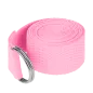 Pasek do jogi, taśma do ćwiczeń, różowa, REBEL ACTIVE Pasek do jogi, taśma do ćwiczeń, różowa, REBEL ACTIVE