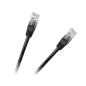 Patchcord kabel UTP 8c wtyk-wtyk 0,5m CCA czarny Patchcord kabel UTP 8c wtyk-wtyk 0,5m CCA czarny