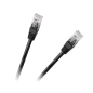 Patchcord kabel UTP 8c wtyk-wtyk 0,5m CCA czarny cat.6e Patchcord kabel UTP 8c wtyk-wtyk 0,5m CCA czarny cat.6e
