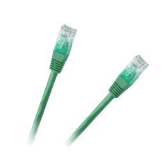 Patchcord kabel UTP 8c wtyk-wtyk 0,5m CCA zielony cat.6e