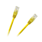 Patchcord kabel UTP 8c wtyk-wtyk 0,5m CCA żółty cat.6e