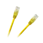 Patchcord kabel UTP 8c wtyk-wtyk 1,5m CCA żółty cat.6e Patchcord kabel UTP 8c wtyk-wtyk 1,5m CCA żółty cat.6e