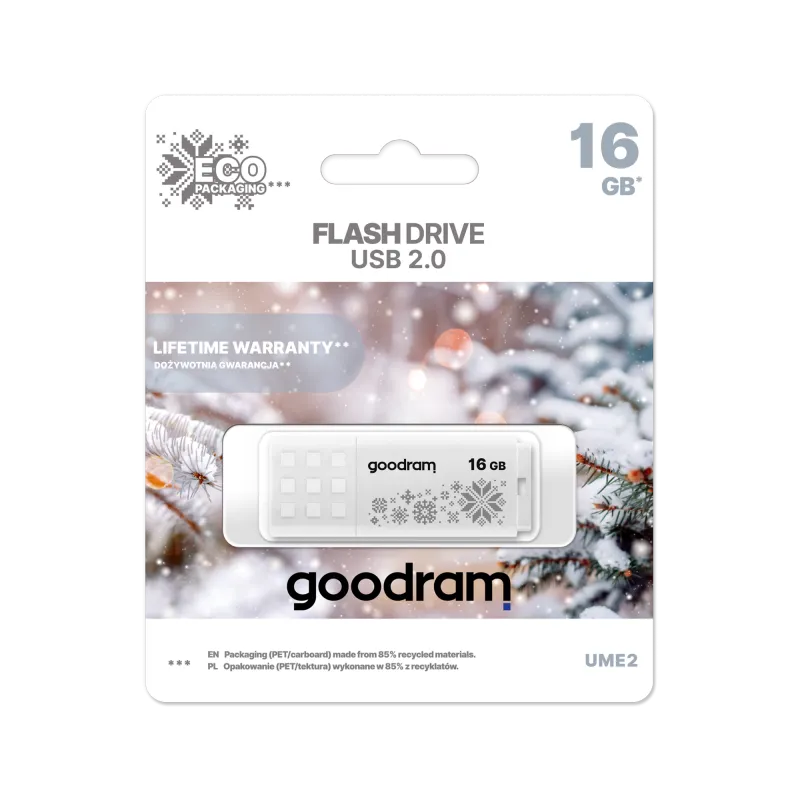 Pendrive Goodram USB 2.0 16GB edycja zimowa Pendrive Goodram USB 2.0 16GB edycja zimowa
