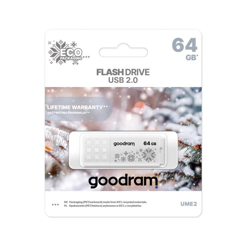 Pendrive Goodram USB 2.0 64GB edycja zimowa Pendrive Goodram USB 2.0 64GB edycja zimowa
