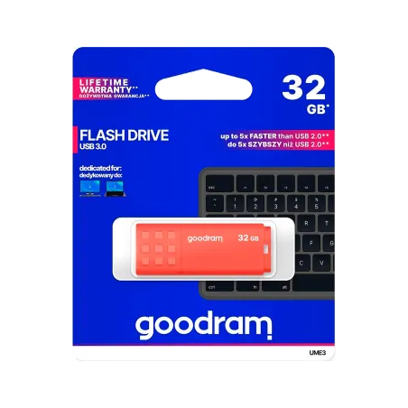 Pendrive Goodram USB 3.2 32GB pomarańczowy