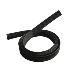 Peszel poliestrowy czarny na kable A/V 1m/40mm