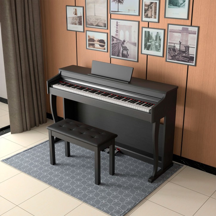 Pianino cyfrowe Kruger&Matz KMDP-155 , kolor czarny Pianino cyfrowe Kruger&Matz KMDP-155 , kolor czarny