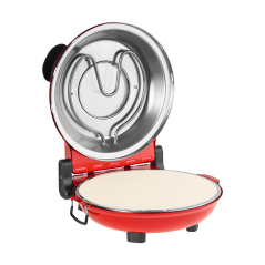 Piec do pizzy TEESA SUPREME + , 1200 W, 32 cm , okienko , wyjmowany kamień, sterowanie dwiema grzałkami