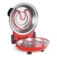Piec do pizzy TEESA SUPREME + , 1200 W, 32 cm , okienko , wyjmowany kamień, sterowanie dwiema grzałkami