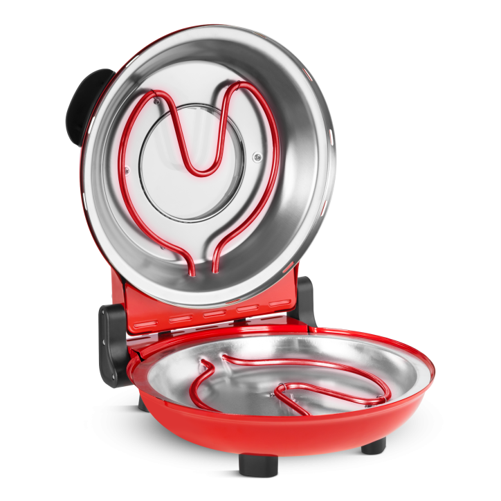 Piec do pizzy TEESA SUPREME + , 1200 W, 32 cm , okienko , wyjmowany kamień, sterowanie dwiema grzałkami Piec do pizzy TEESA SUPREME + , 1200 W, 32 cm , okienko , wyjmowany kamień, sterowanie dwiema grzałkami