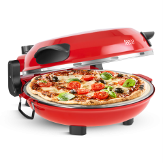 Piec do pizzy TEESA SUPREME + , 1200 W, 32 cm , okienko , wyjmowany kamień, sterowanie dwiema grzałkami