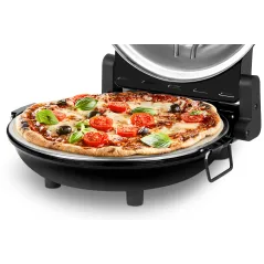 Piec do pizzy TEESA SUPREME, 1200 W, 32 cm , okienko , wyjmowany kamień