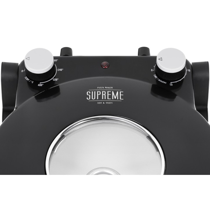 Piec do pizzy TEESA SUPREME, 1200 W, 32 cm , okienko , wyjmowany kamień Piec do pizzy TEESA SUPREME, 1200 W, 32 cm , okienko , wyjmowany kamień