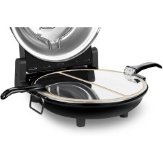 Piec do pizzy TEESA SUPREME, 1200 W, 32 cm , okienko , wyjmowany kamień