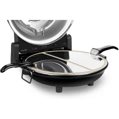 Piec do pizzy TEESA SUPREME, 1200 W, 32 cm , okienko , wyjmowany kamień