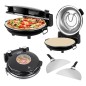 Piec do pizzy TEESA SUPREME, 1200 W, 32 cm , okienko , wyjmowany kamień Piec do pizzy TEESA SUPREME, 1200 W, 32 cm , okienko , wyjmowany kamień