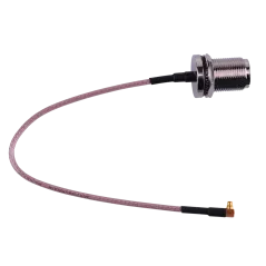 Pigtail /konektor MMCX / gniazdo N 20cm RG178