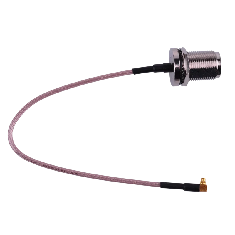 Pigtail /konektor MMCX / gniazdo N 20cm RG178