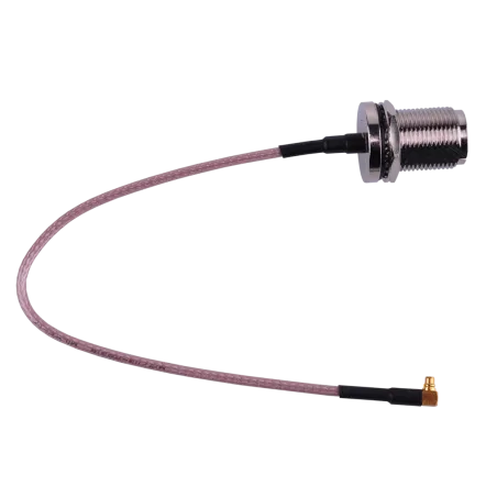 Pigtail /konektor MMCX / gniazdo N 20cm RG178