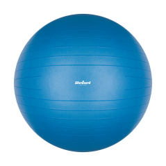 Piłka gimnastyczna rehabilitacyjna 75cm z pompką ręczną, kolor niebieski , REBEL ACTIVE
