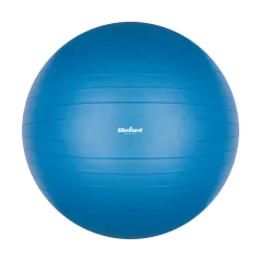Piłka gimnastyczna rehabilitacyjna 75cm z pompką ręczną, kolor niebieski , REBEL ACTIVE