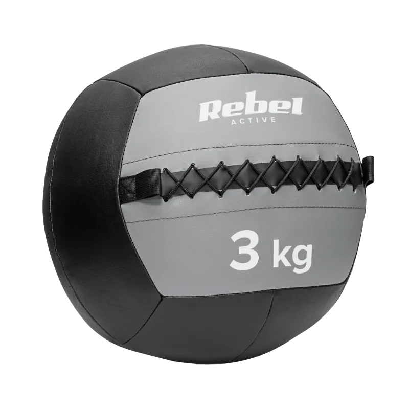 Piłka lekarska do ćwiczeń 3 kg REBEL ACTIVE