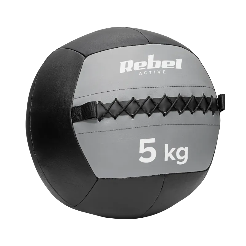 Piłka lekarska do ćwiczeń 5 kg REBEL ACTIVE Piłka lekarska do ćwiczeń 5 kg REBEL ACTIVE