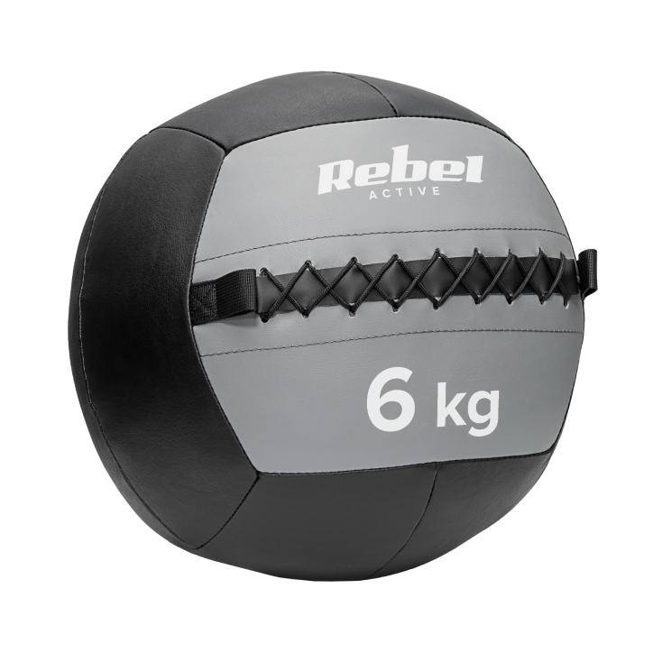 Piłka lekarska do ćwiczeń 6 kg REBEL ACTIVE Piłka lekarska do ćwiczeń 6 kg REBEL ACTIVE