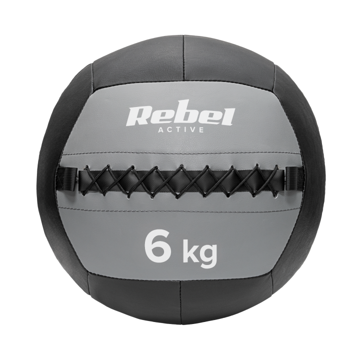 Piłka lekarska do ćwiczeń 6 kg REBEL ACTIVE Piłka lekarska do ćwiczeń 6 kg REBEL ACTIVE