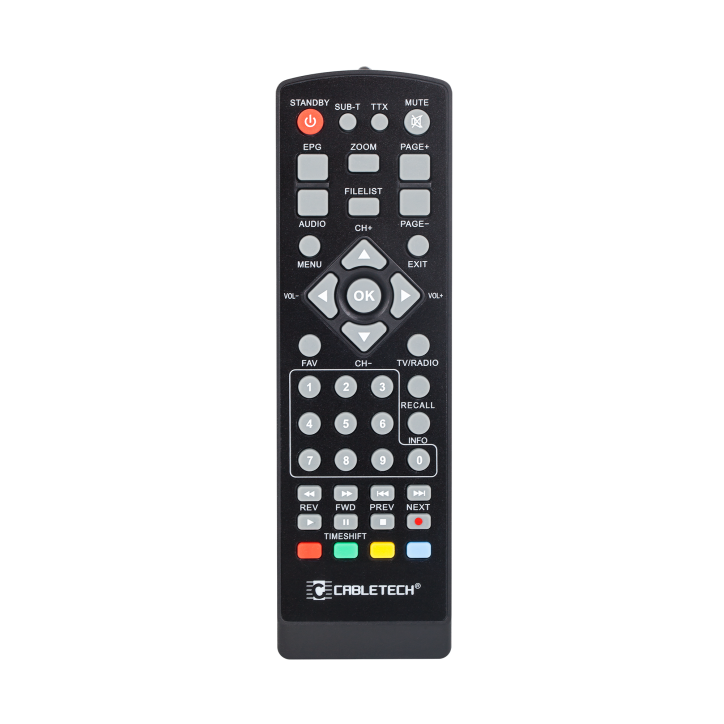 Pilot do tunerów DVB-T Cabletech URZ0326 Pilot do tunerów DVB-T Cabletech URZ0326