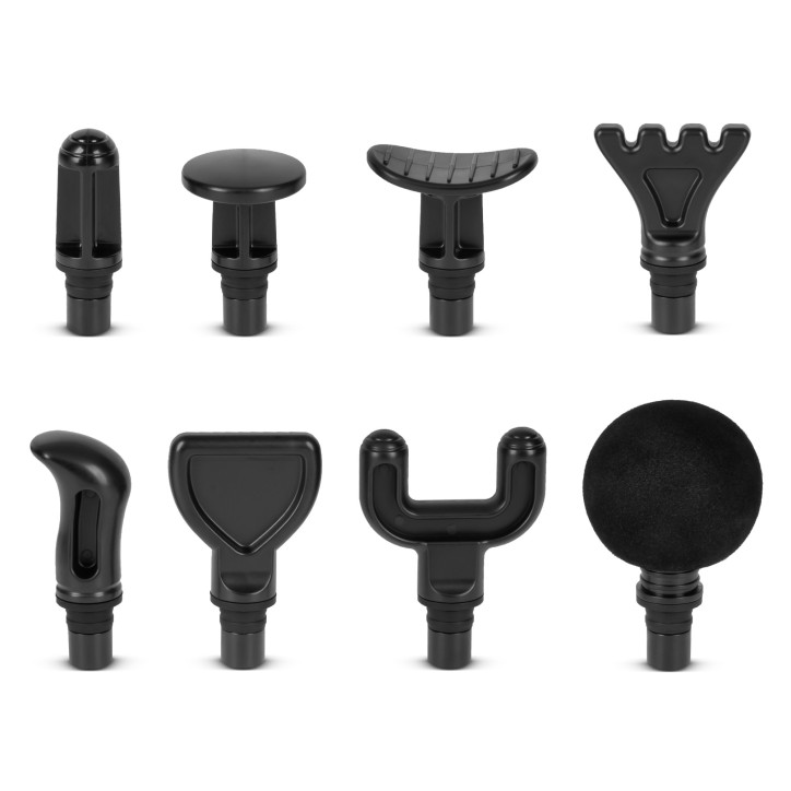 Pistolet do masażu TEESA RELAX GUN MG60, 8 nakładek, biały Pistolet do masażu TEESA RELAX GUN MG60, 8 nakładek, biały