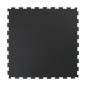 Podłoga gumowa do siłowni, mata pod sprzęt, puzle 1m grubość 15mm, czarna, REBEL ACTIVE